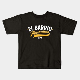 El Barrio - Experience the Heartbeat of Manhattan's Vibrant Neighborhood Kids T-Shirt